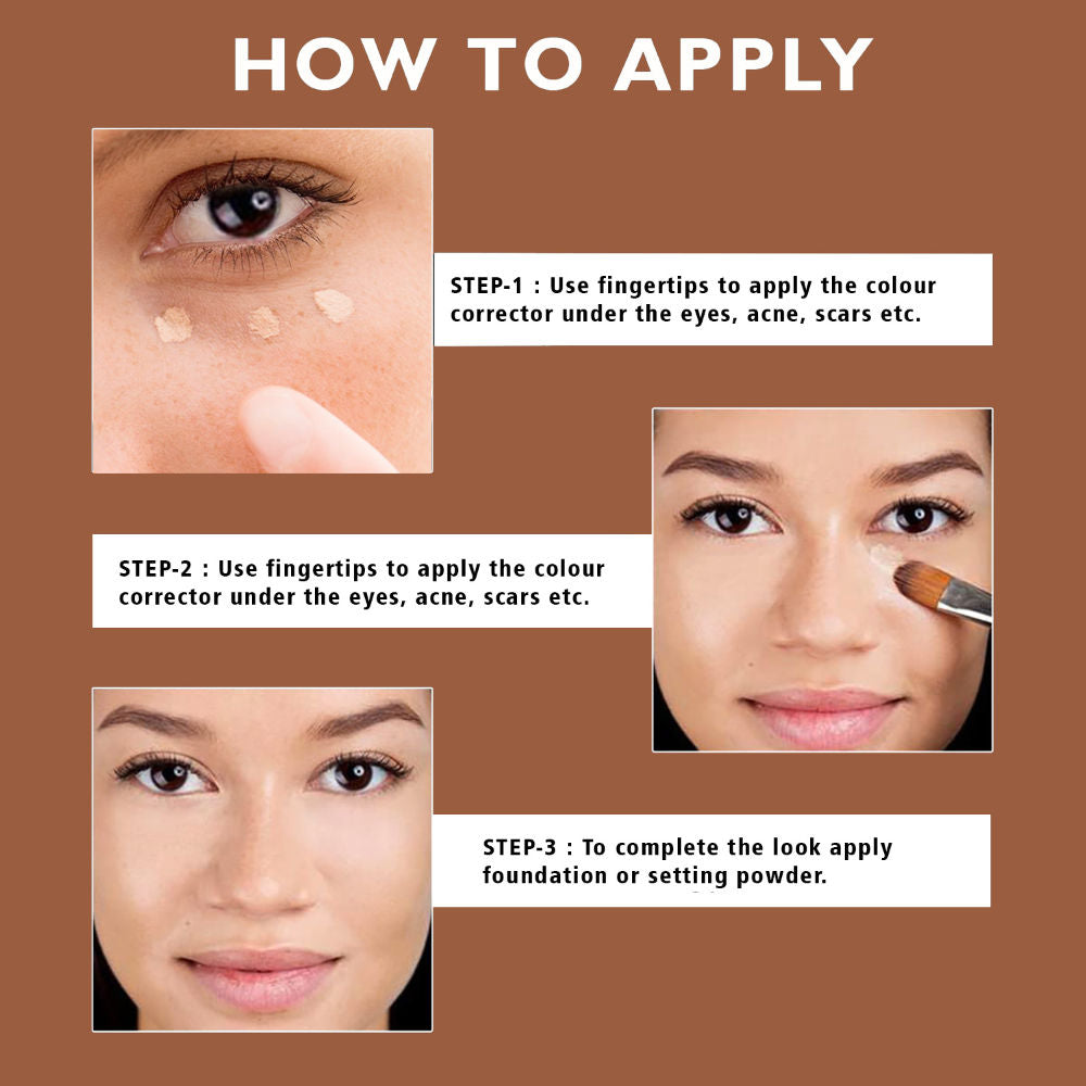FASHION COLOUR Colour Correction Makeup Base Single Packing