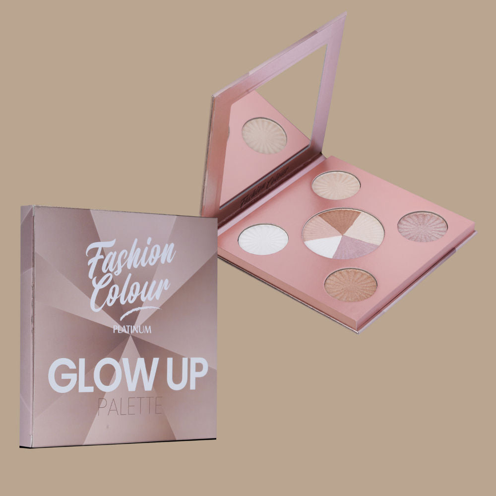 Fashion Colour Glow Up Highlighter Palette - Supreme Shimmer Finish