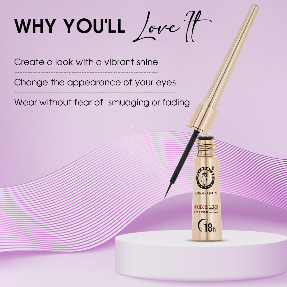 Colors Queen Shine Line Waterproof Eyeliner
