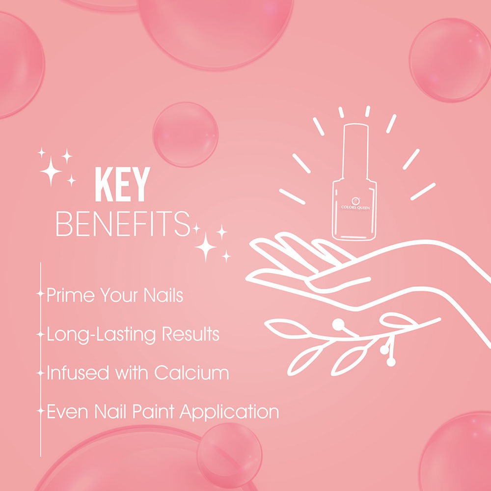 Colors Queen Calcium Base Coat Nail Enamel