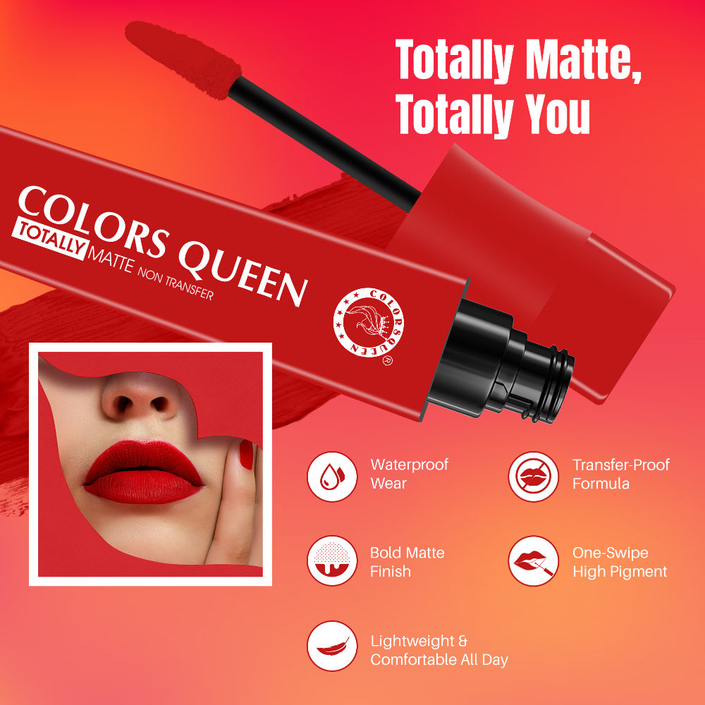 Colors Queen Totally Matte Liquid Lipstick