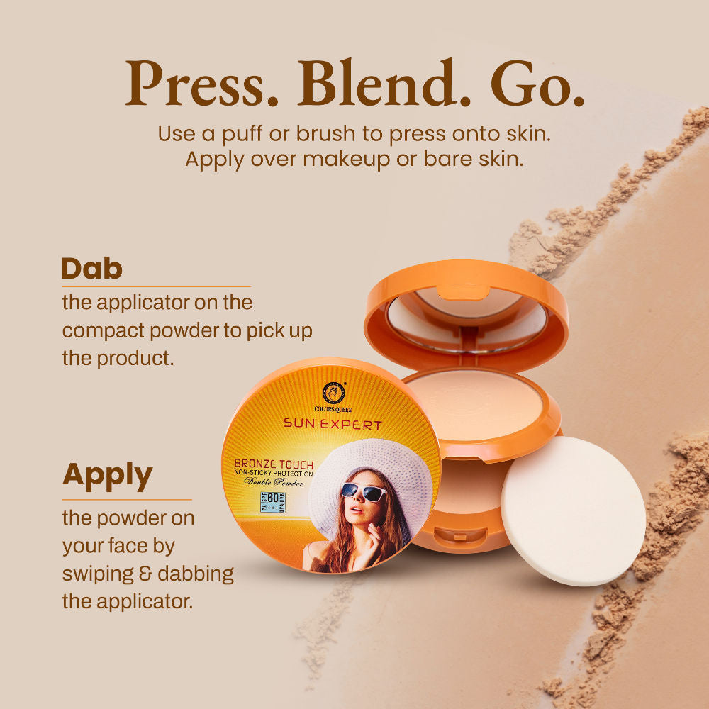 Colors Queen Sun Expert Bronze Touch Compact Powder