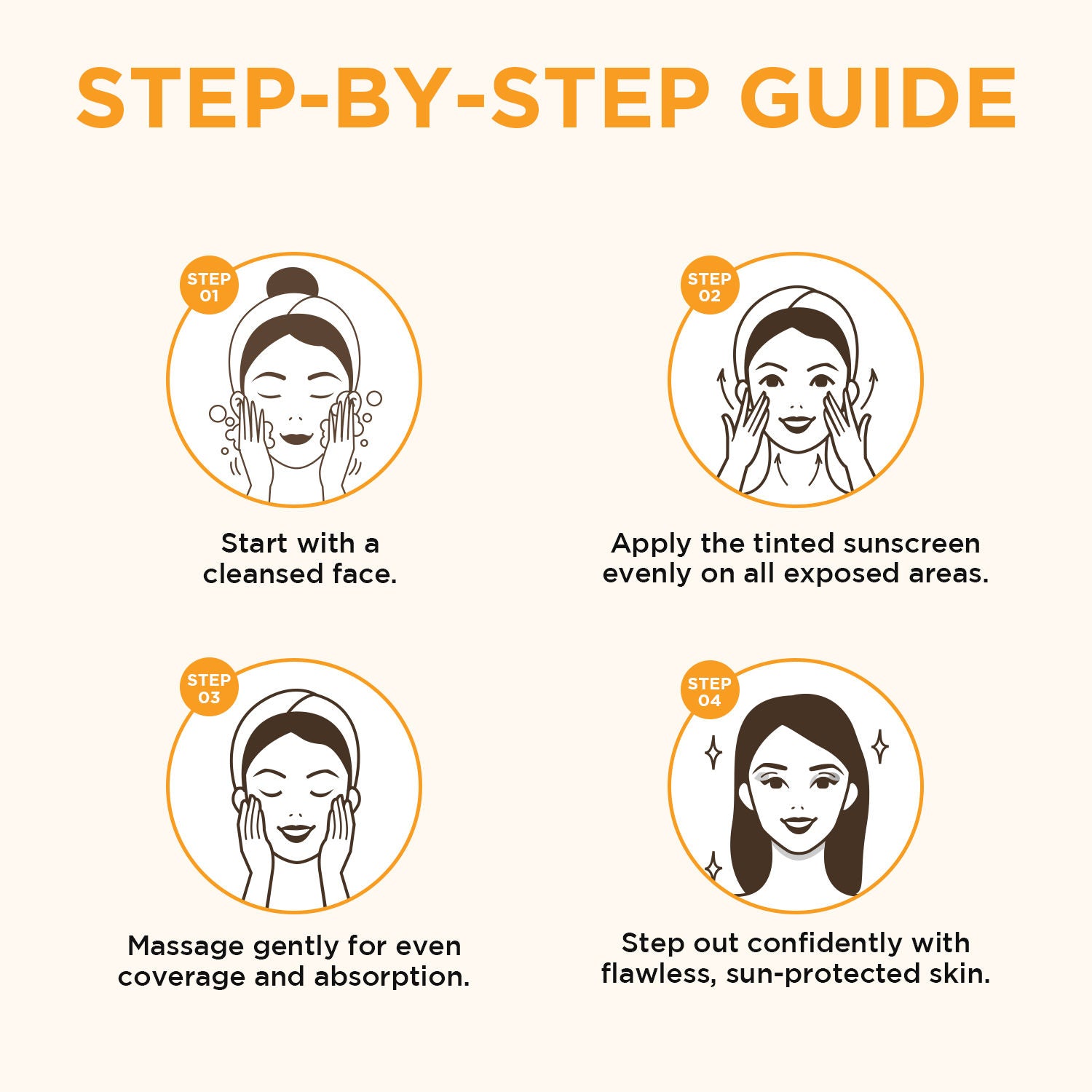 Orgatre Tinted Sunscreen SPF 50 PA, Niacinamide & Vitamin C Waterproof & Lightweight Matte Finish