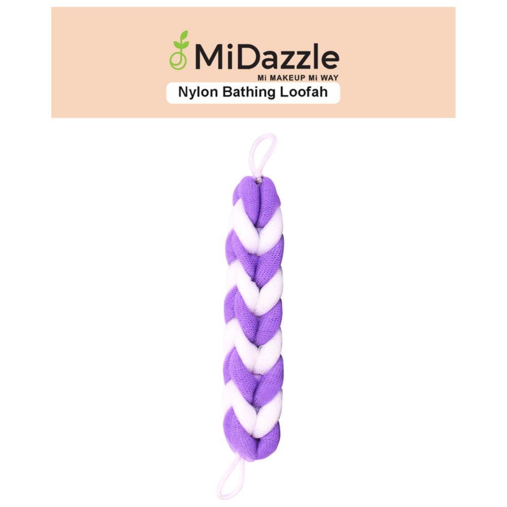 Midazzle Luxury Back Scrubber Loofah Belt for Bathing For Men and Women Strechable