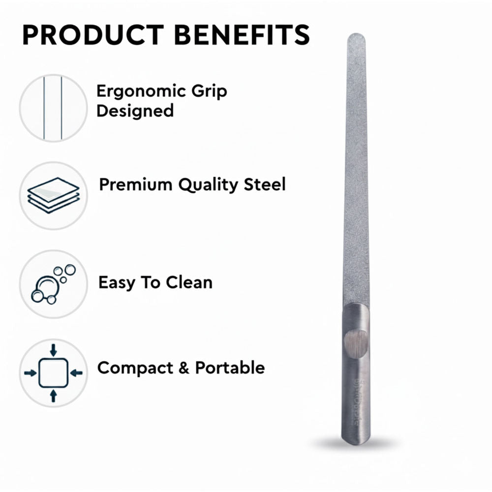 Midazzle Stainless Steel Nail Filer
