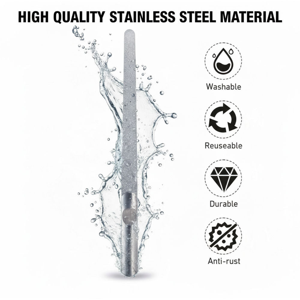 Midazzle Stainless Steel Nail Filer