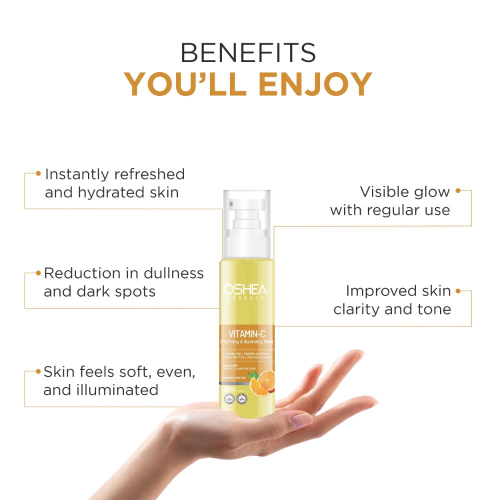 Oshea Herbals Vitamin-C Brightening & Illuminating Toner