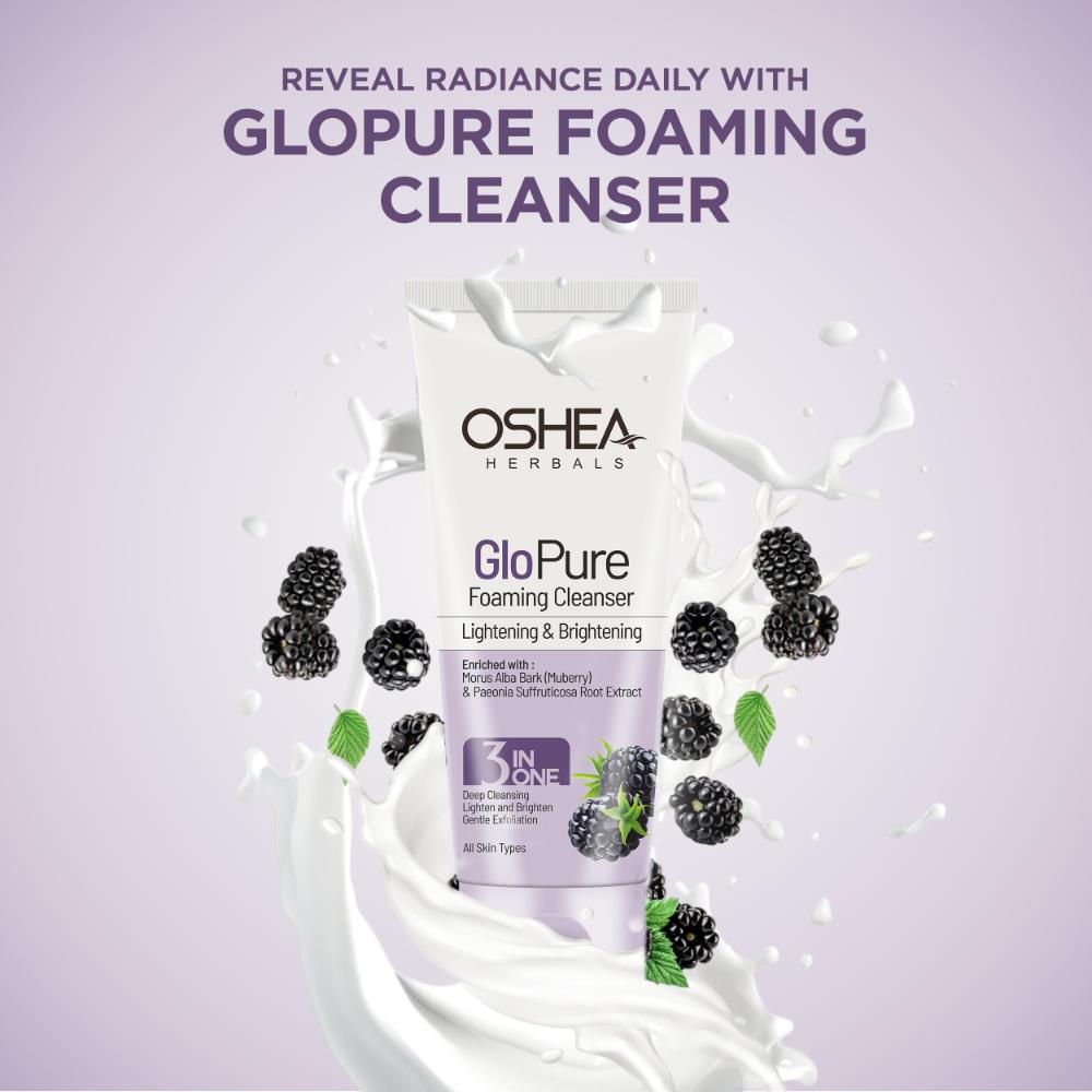 Oshea Herbals Glopure Lightening And Brightening Foaming Cleanser