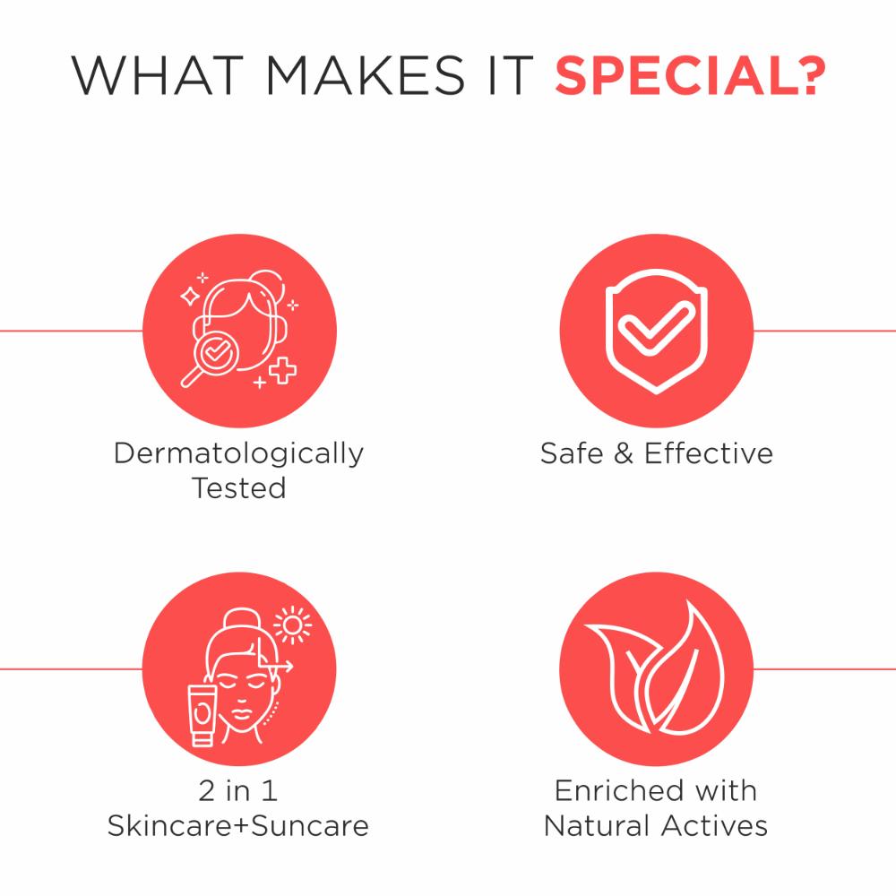 Oshea Herbals Phytoderma 1% Hyaluronic Acid SPF 50 PA+++ Sunscreen Gel