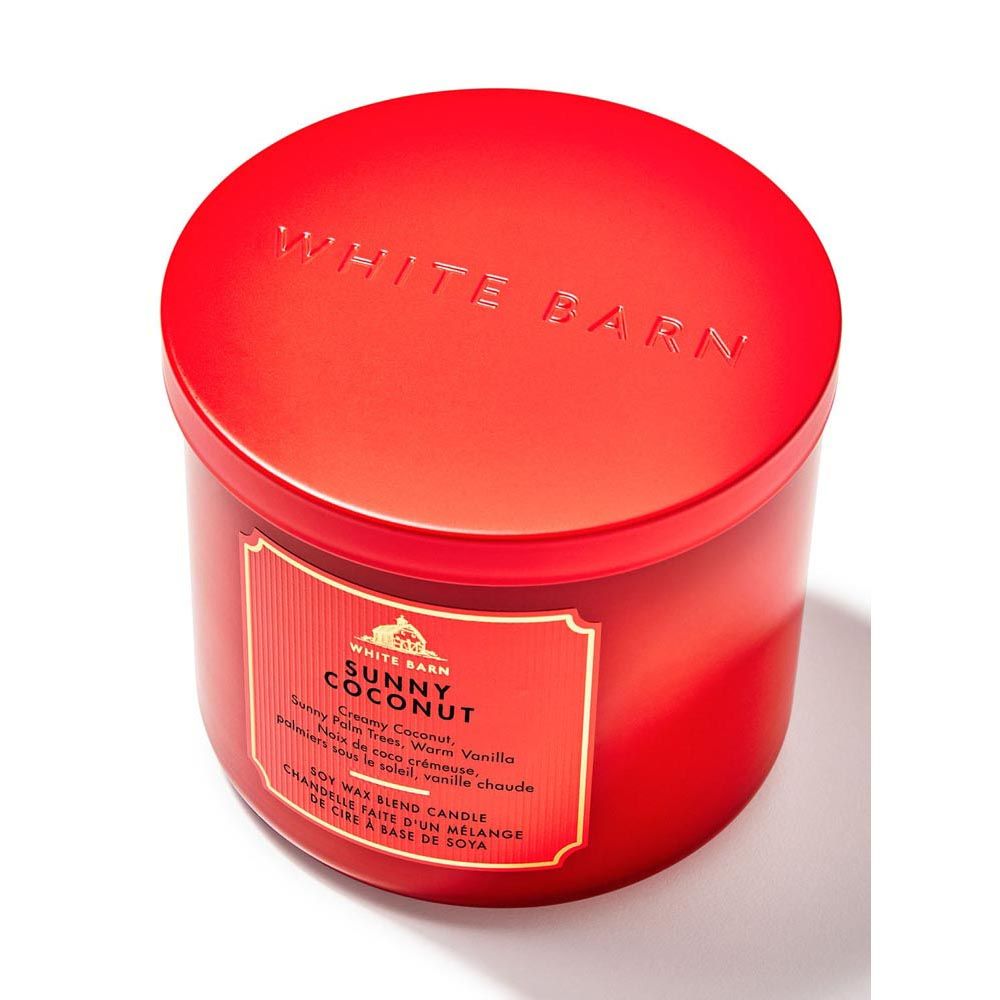 Bath & Body Works Sunny Coconut 3-Wick Candle