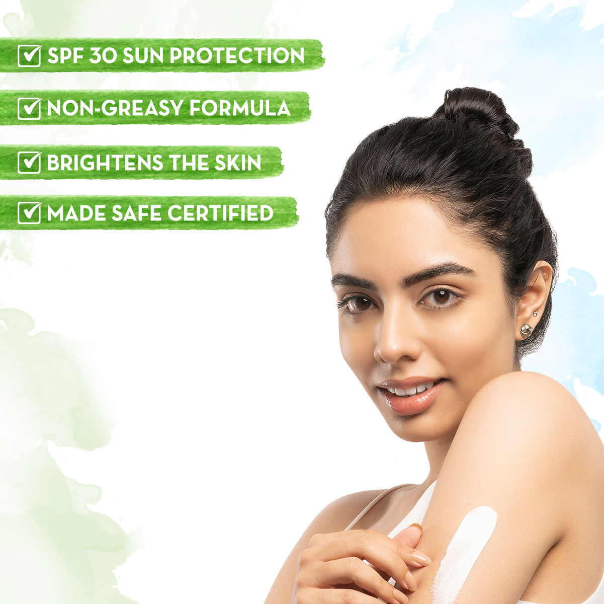 Mamaearth Ubtan Sunscreen Body Lotion SPF 30 With Turmeric & Saffron For Glowing Skin