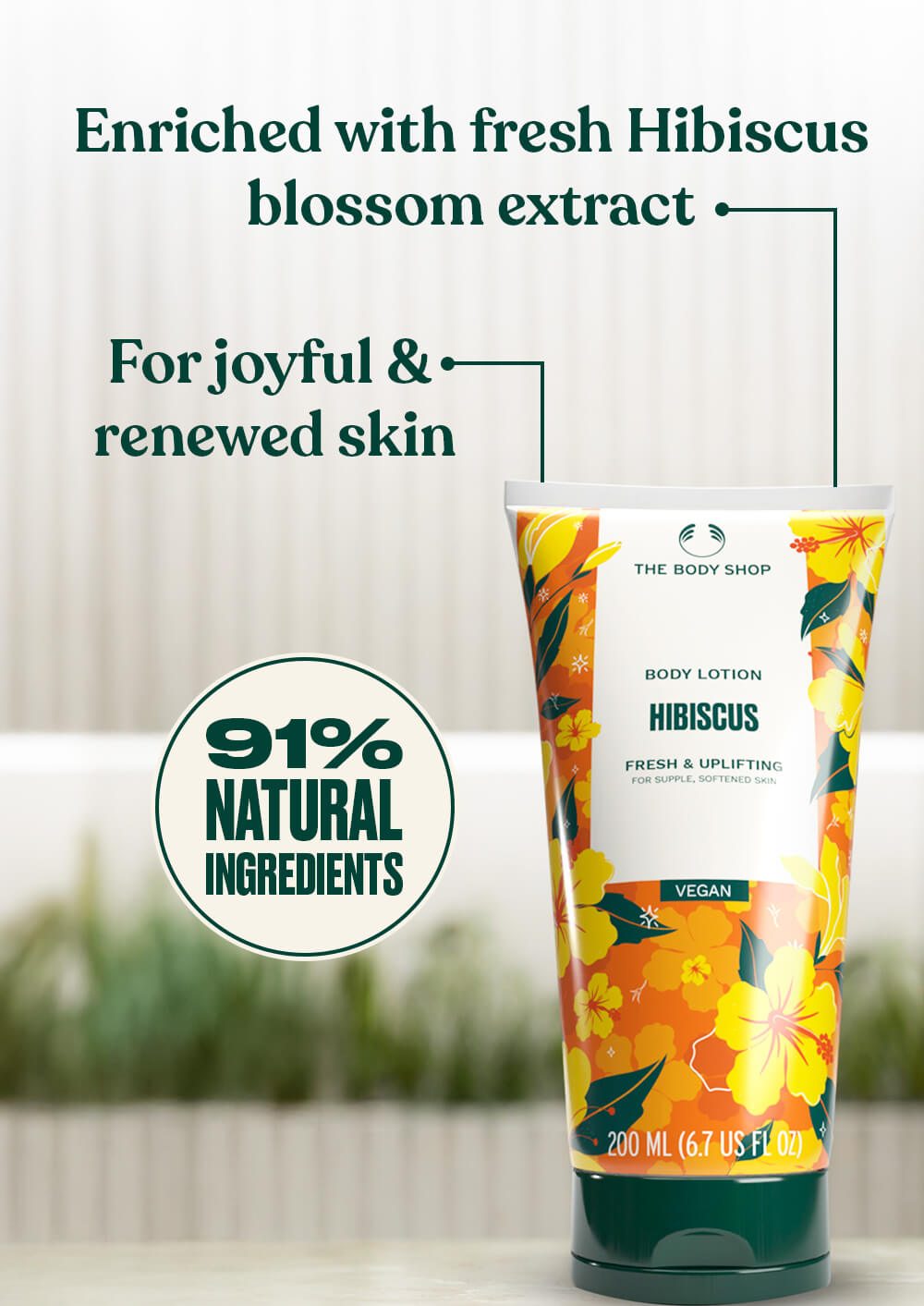 The Body Shop The India Edit Hibiscus Body Lotion
