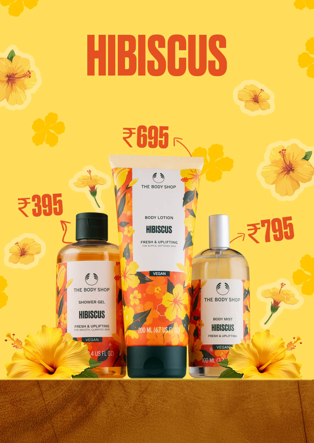 The Body Shop The India Edit Hibiscus Body Lotion