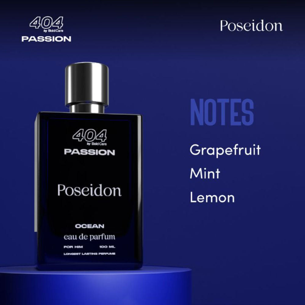 Bold Care Poseidon Ocean Perfume Gift Pack For Him