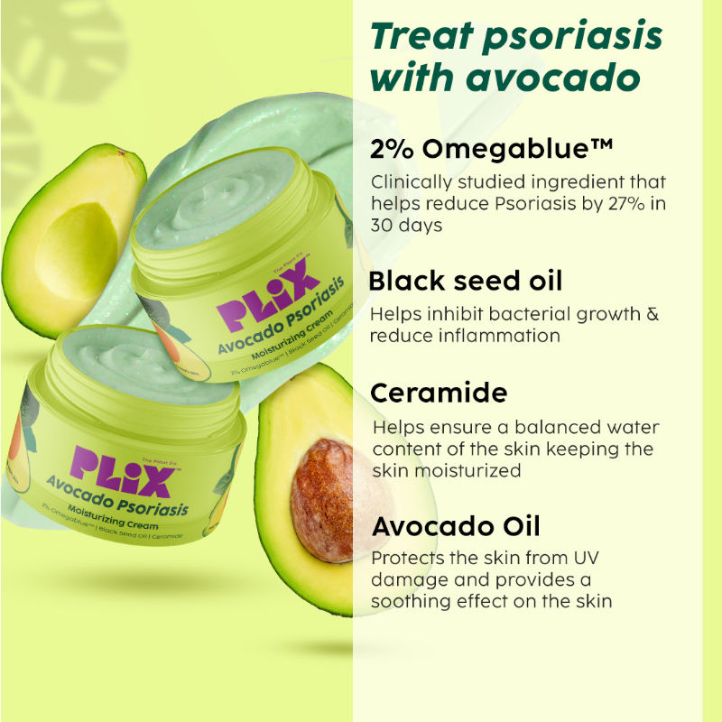 Plix Avocado Psoriasis Moisturizing Cream
