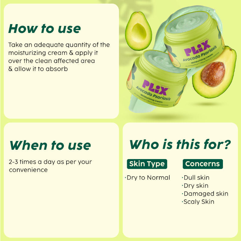 Plix Avocado Psoriasis Moisturizing Cream
