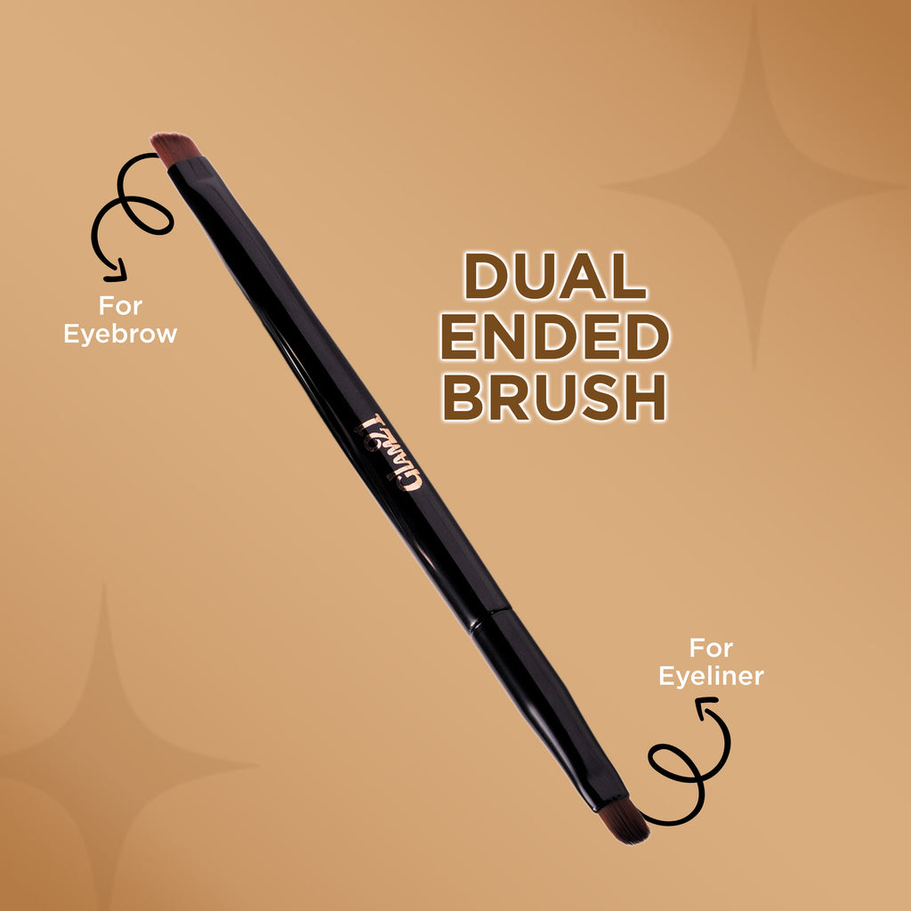 GLAM21 2-In-1 Eyebrow & Gel Eyeliner - Black