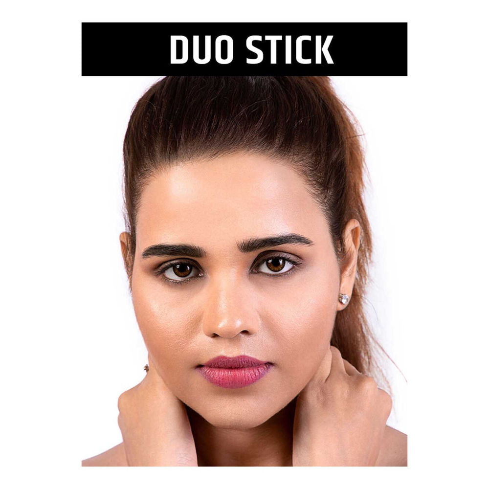 Insight Cosmetics Duo Stick 2 In 1 Contour & Highlighter, Crease Resistant, Long Wear