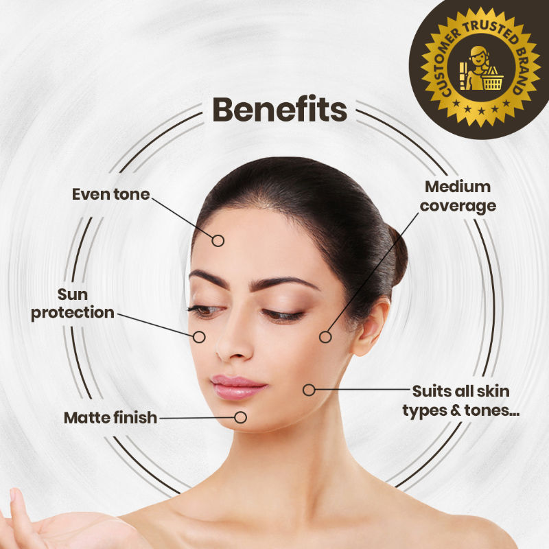 TNW The Natural Wash BB Cream Medium Coverage with SPF 30 Sun Protection - 02 Medium Shade