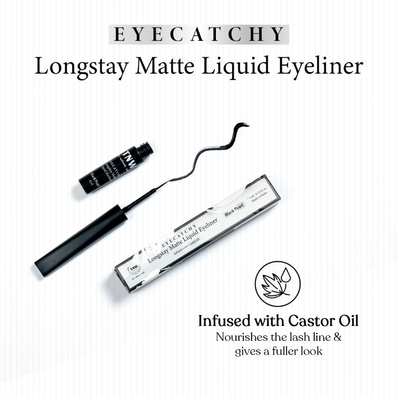 TNW The Natural Wash Smudgeproof Eyecatchy Matte Liquid Eyeliner