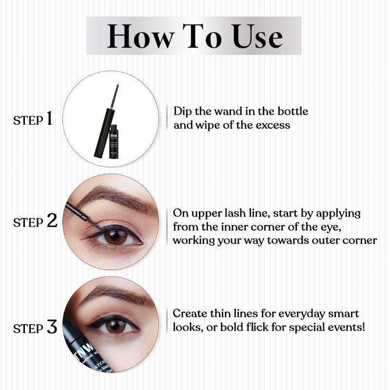 TNW The Natural Wash Smudgeproof Eyecatchy Matte Liquid Eyeliner