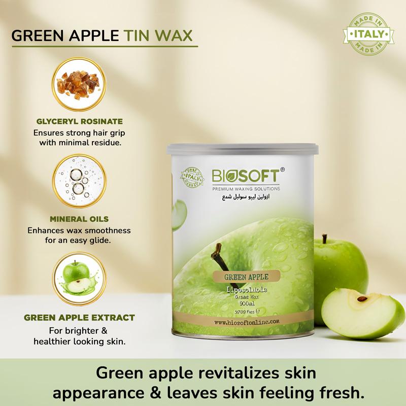 Biosoft Liposoluble Green Apple Cream Wax