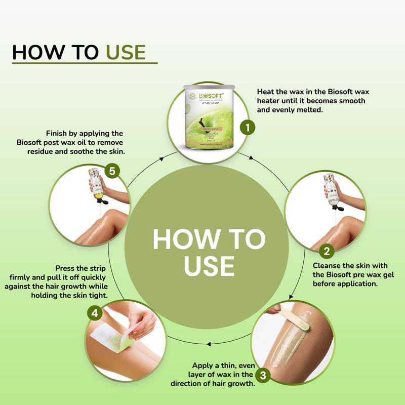 Biosoft Liposoluble Green Apple Cream Wax
