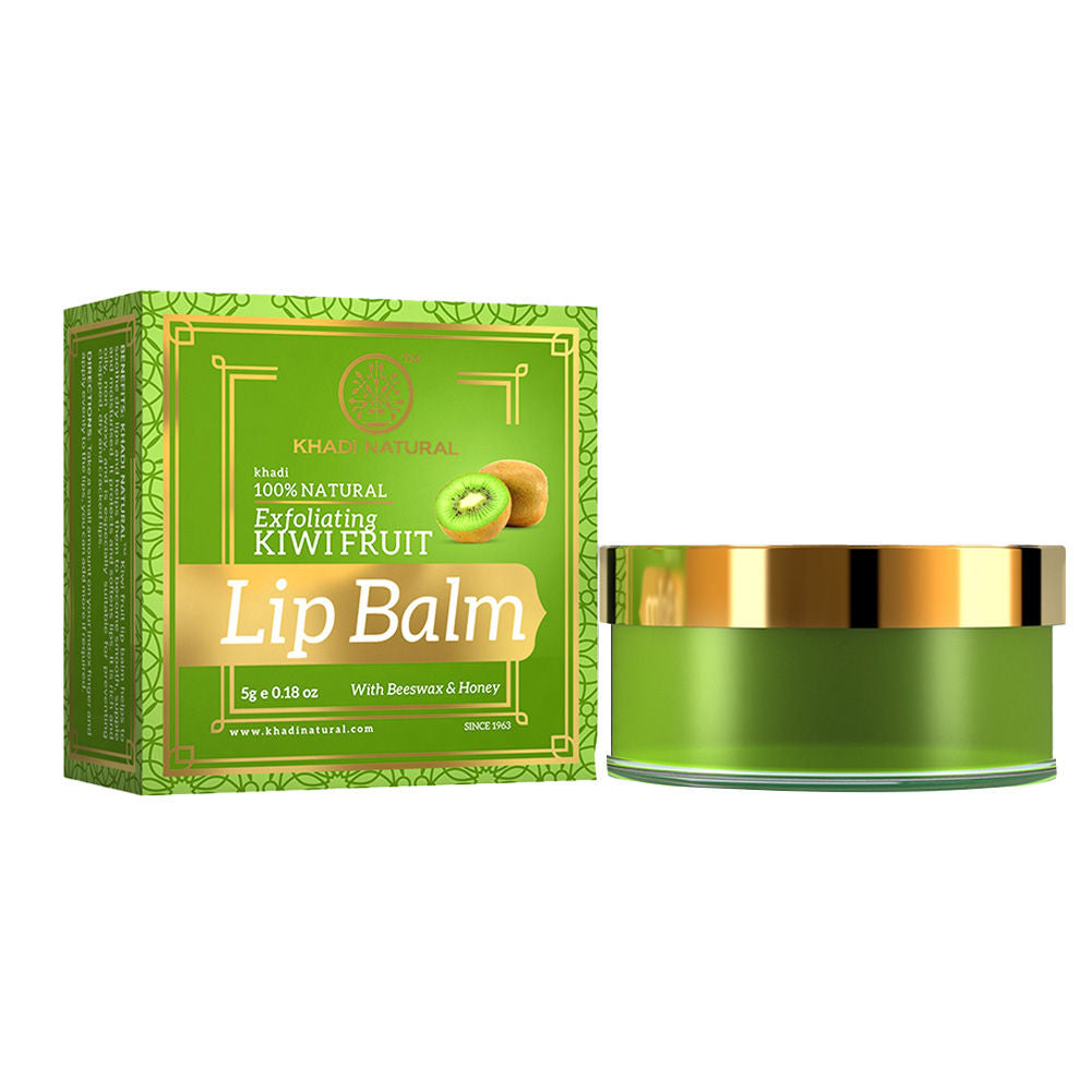 Khadi Natural Kiwi Fruit Lip Balm With Beewax & Honey Moisturized & Soften Lips