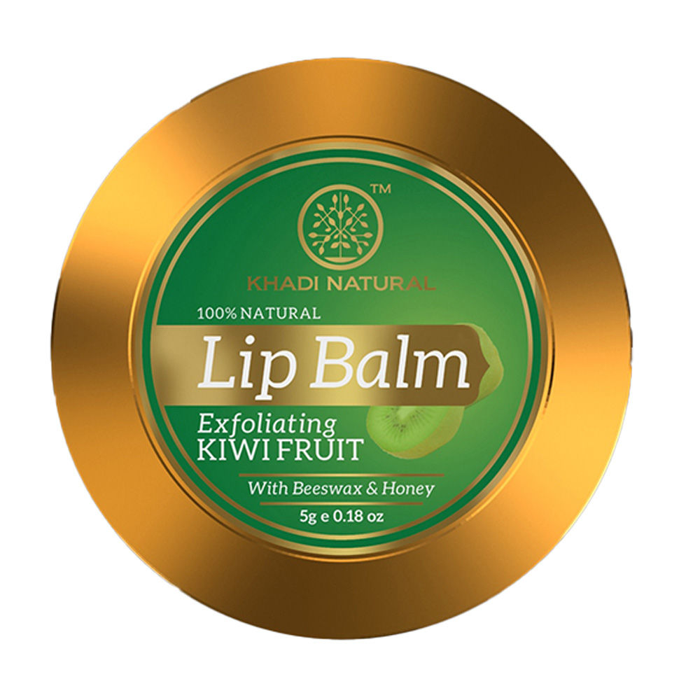 Khadi Natural Kiwi Fruit Lip Balm With Beewax & Honey Moisturized & Soften Lips