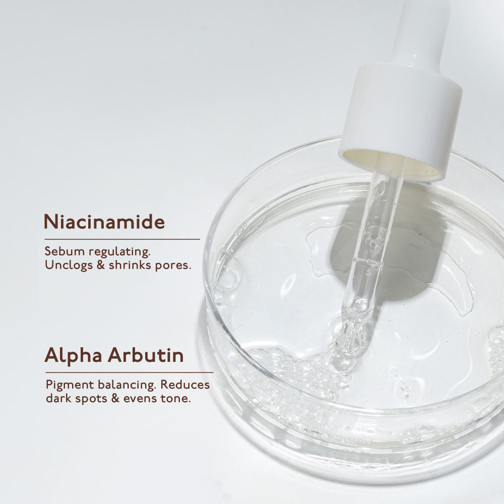 Asaya 10% Niacinamide Face Serum with Alpha Arbutin & Zinc PCA for Acne Marks Dark Spots & Even Tone