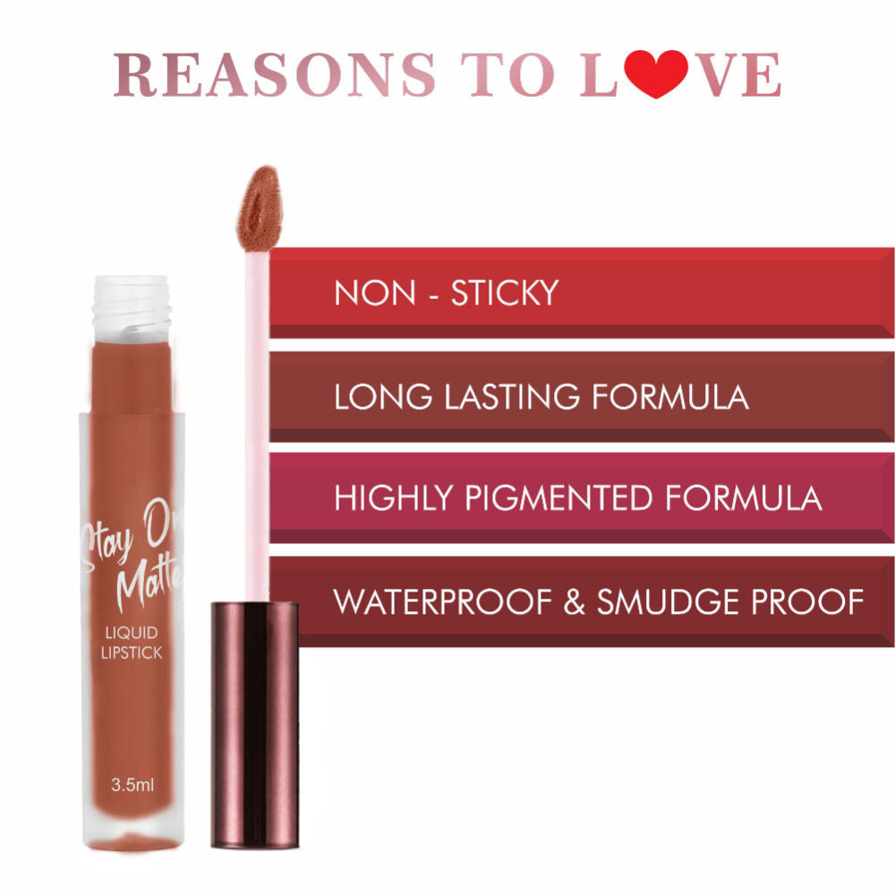 Beauty People Stay On Matte Liquid Lip Color With SPF 15
