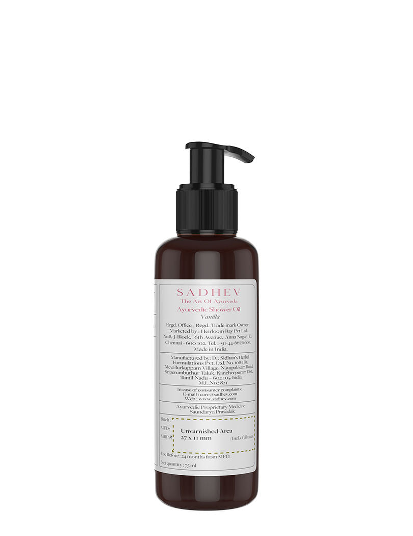 SADHEV Vanilla Shower Oil
