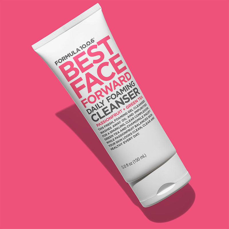 FORMULA 10.0.6 Best Face Forward Daily Foaming Cleanser With Passionfruit + Green Tea