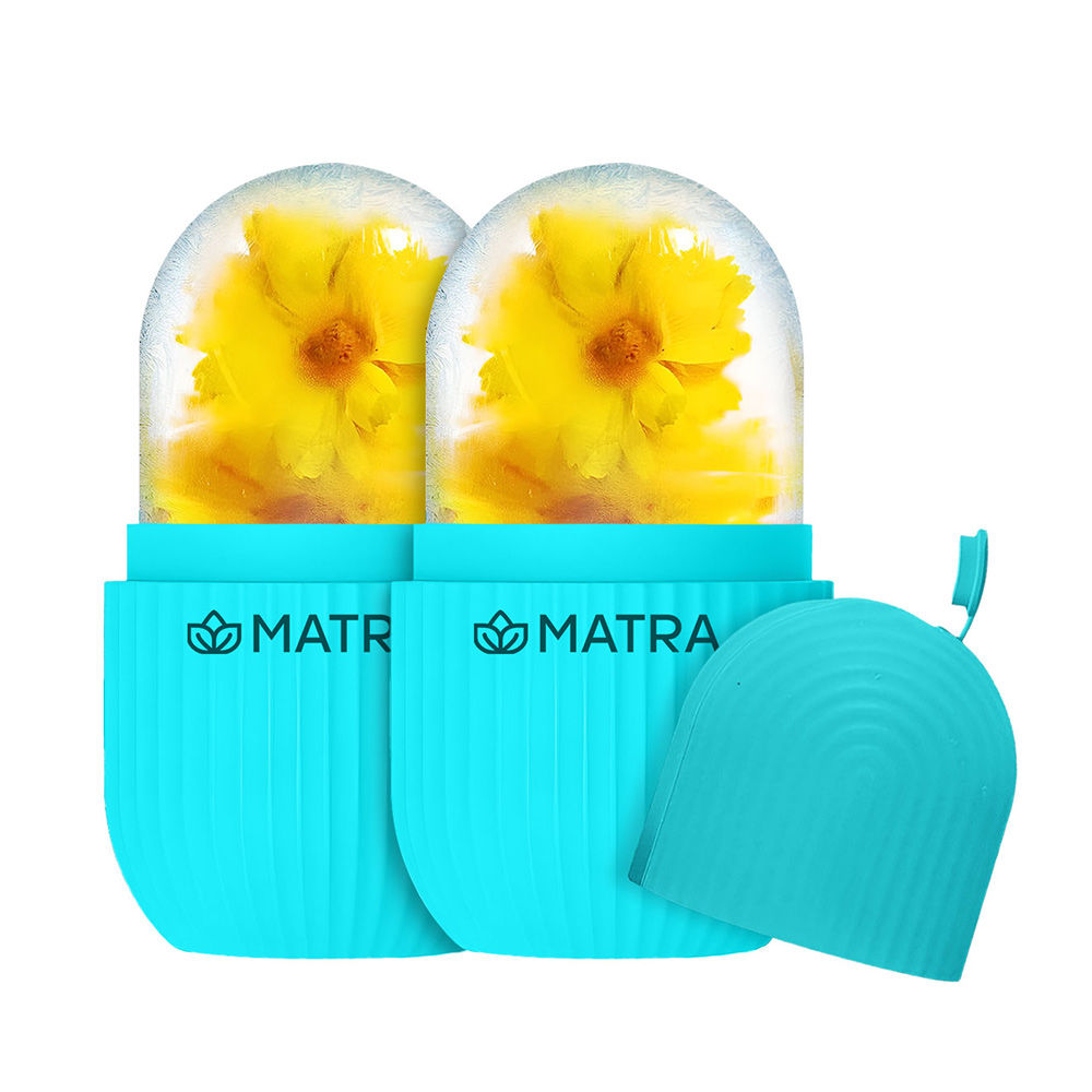 Matra Facial Ice Roller Silicone Ice Mold Face Massager