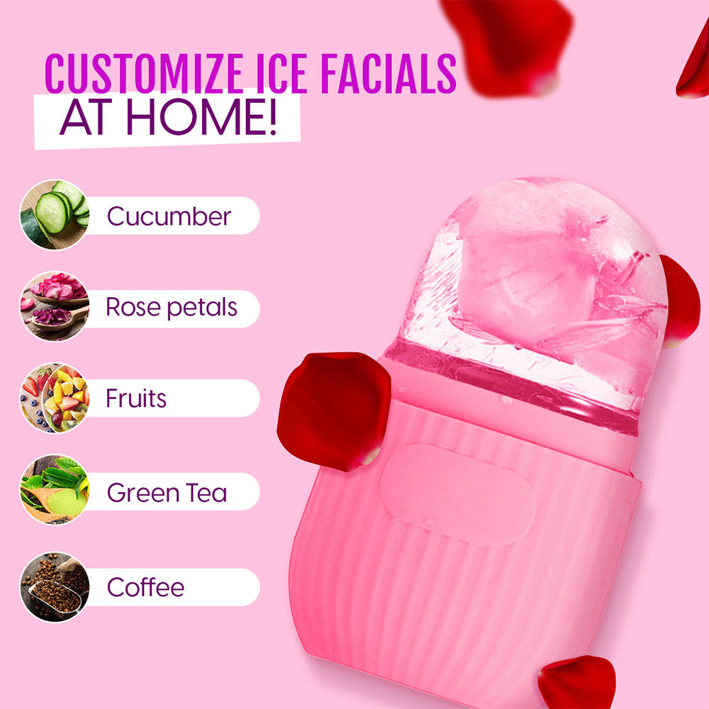 Matra Facial Ice Roller Silicone Ice Mold Face Massager