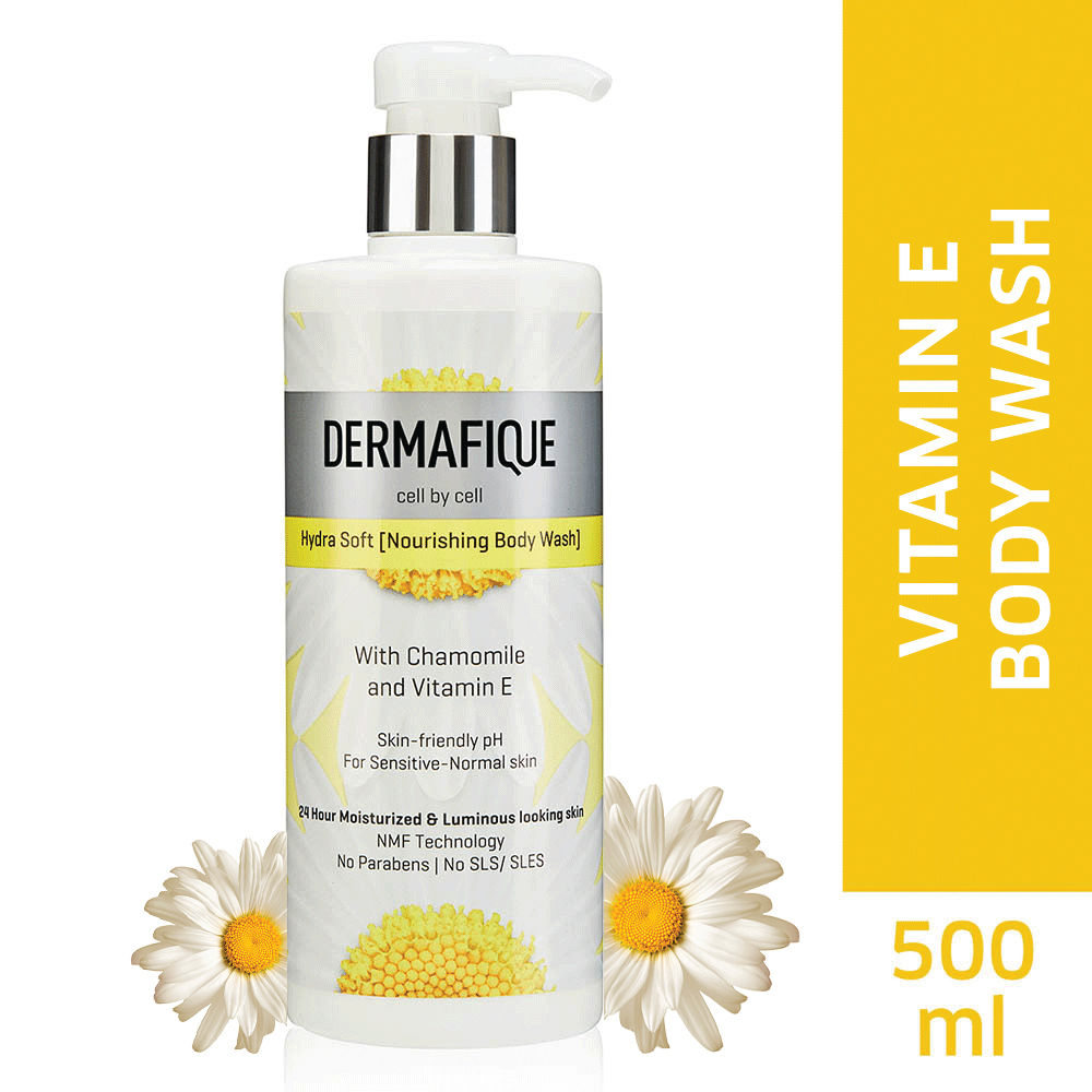 Dermafique Hydra Soft BodyWash, 24hr Moisturization, Clinically Tested on Indian Skin