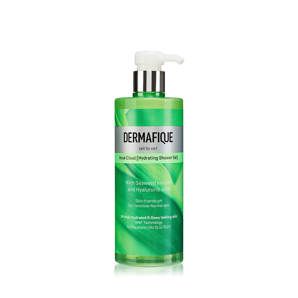 Dermafique Aqua Cloud ShowerGel, 24hr Hydration, Clinically Tested on Indian Skin