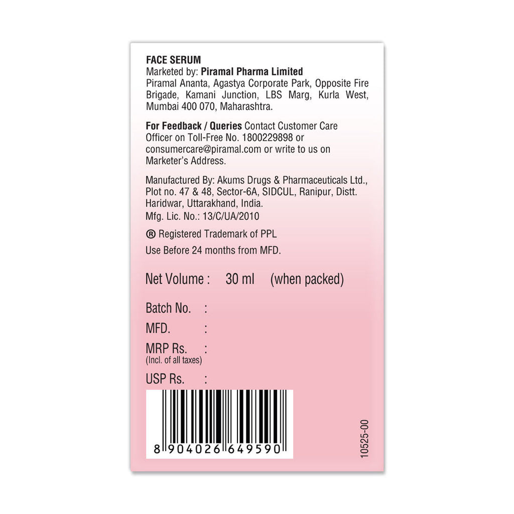 Lacto Calamine 10% Niacinamide Face Serum, Non Sticky To Minimise Pores & Fade Pigmentation
