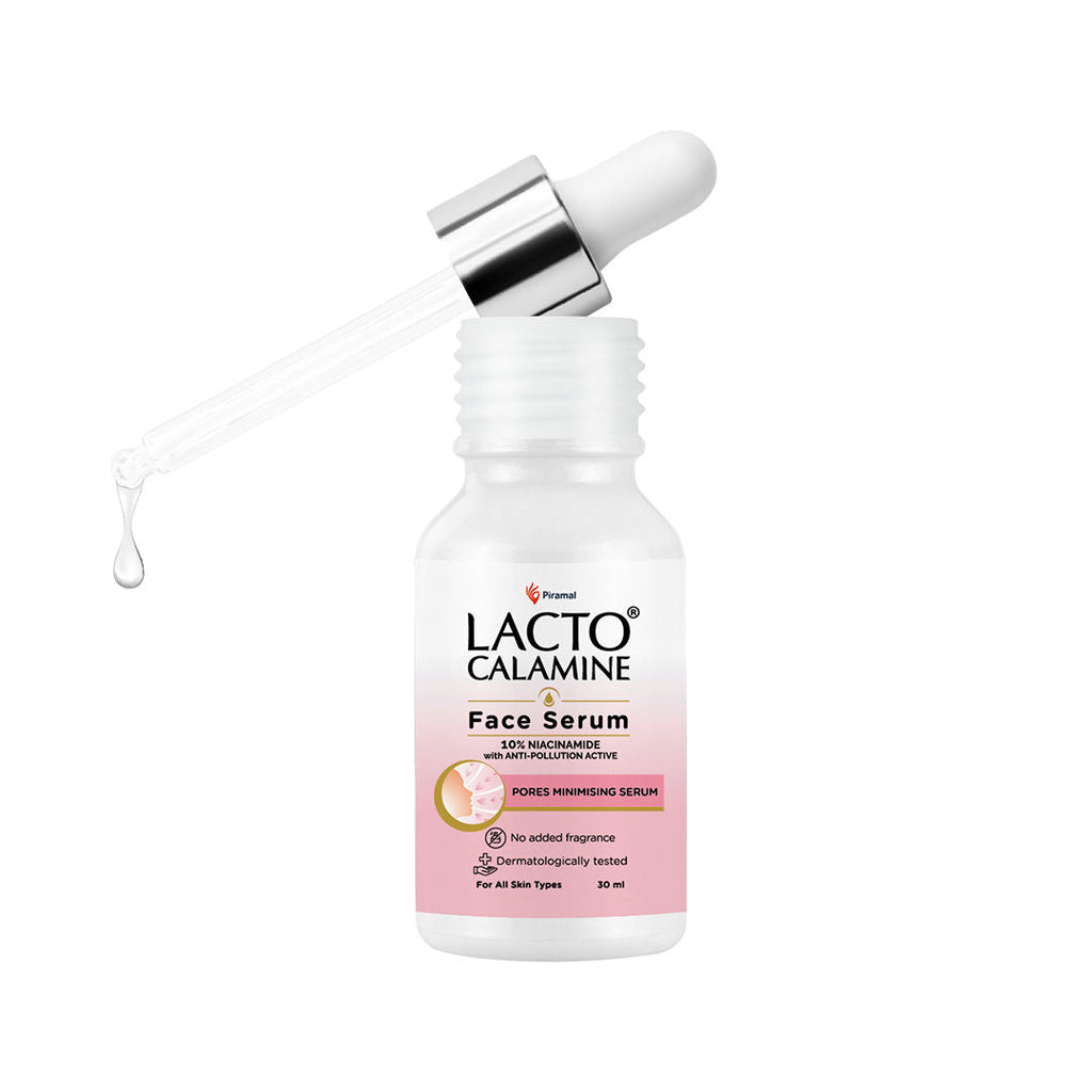 Lacto Calamine 10% Niacinamide Face Serum, Non Sticky To Minimise Pores & Fade Pigmentation