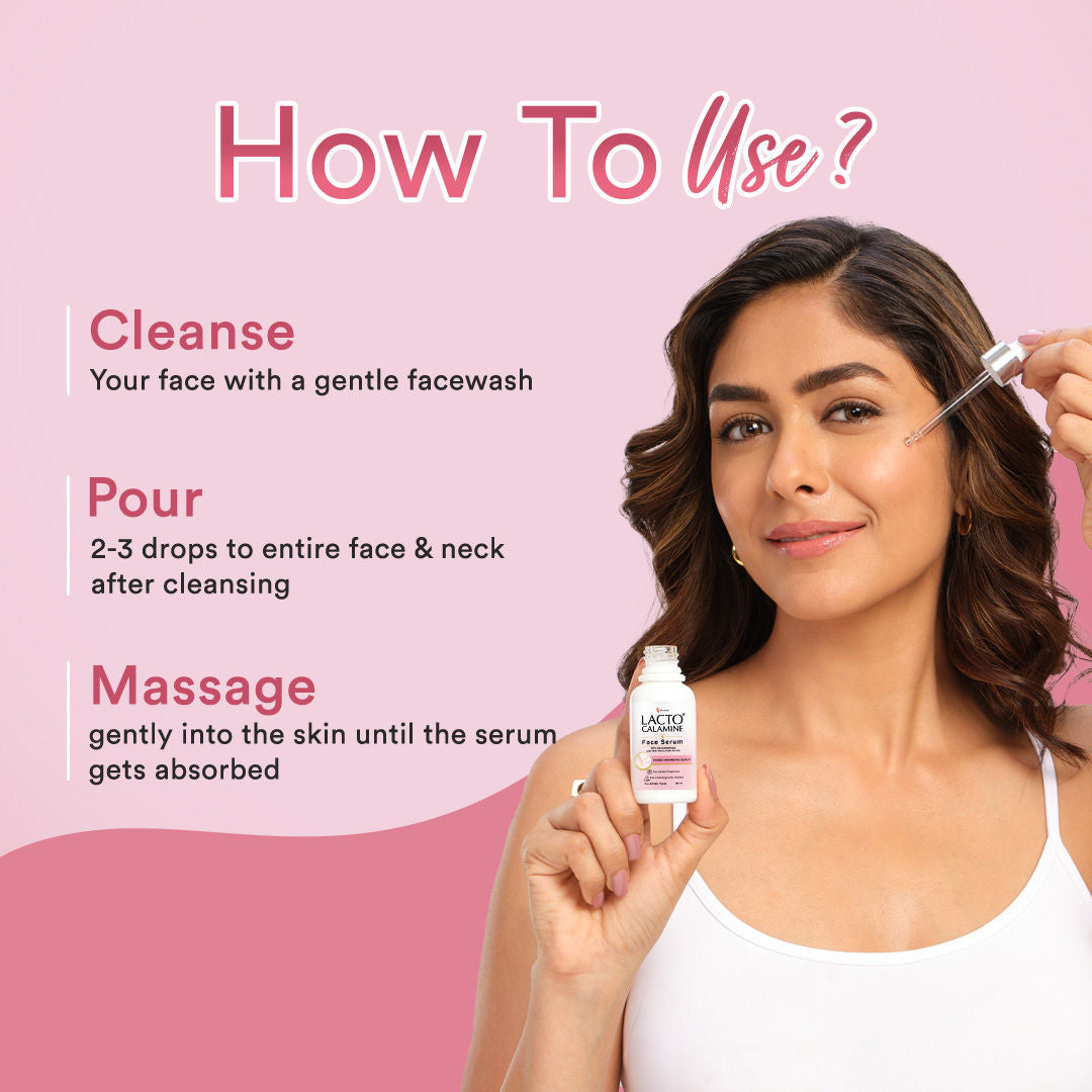 Lacto Calamine 10% Niacinamide Face Serum, Non Sticky To Minimise Pores & Fade Pigmentation