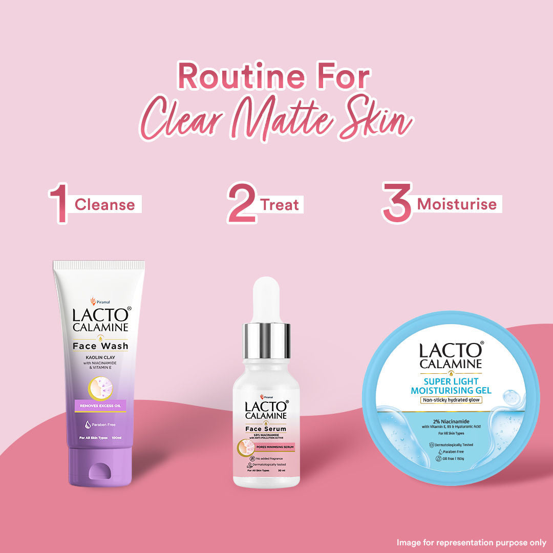 Lacto Calamine 10% Niacinamide Face Serum, Non Sticky To Minimise Pores & Fade Pigmentation