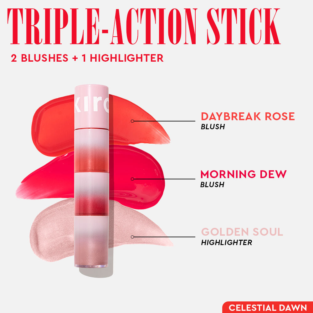 KIRO Glow On The Go 3-1 Highlighter & Blush