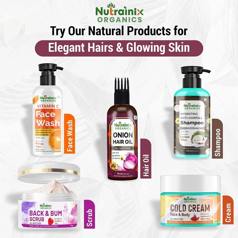 Nutrainix Organics Dark Spot Reduction Face Wash Removes Dead Skin Cells & Dark Spots