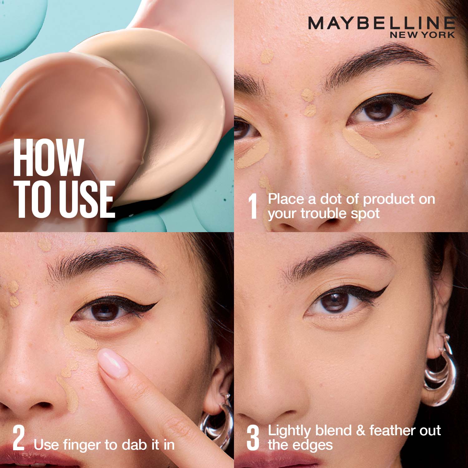 Maybelline New York Fit Me Spot Rescue Full Coverage Concealer, Fades Spots, Minimizes Pimples
