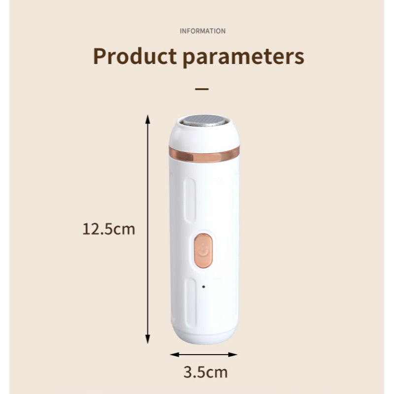 SEMINO Wireless Rechargeable Portable Foot Grinder Device