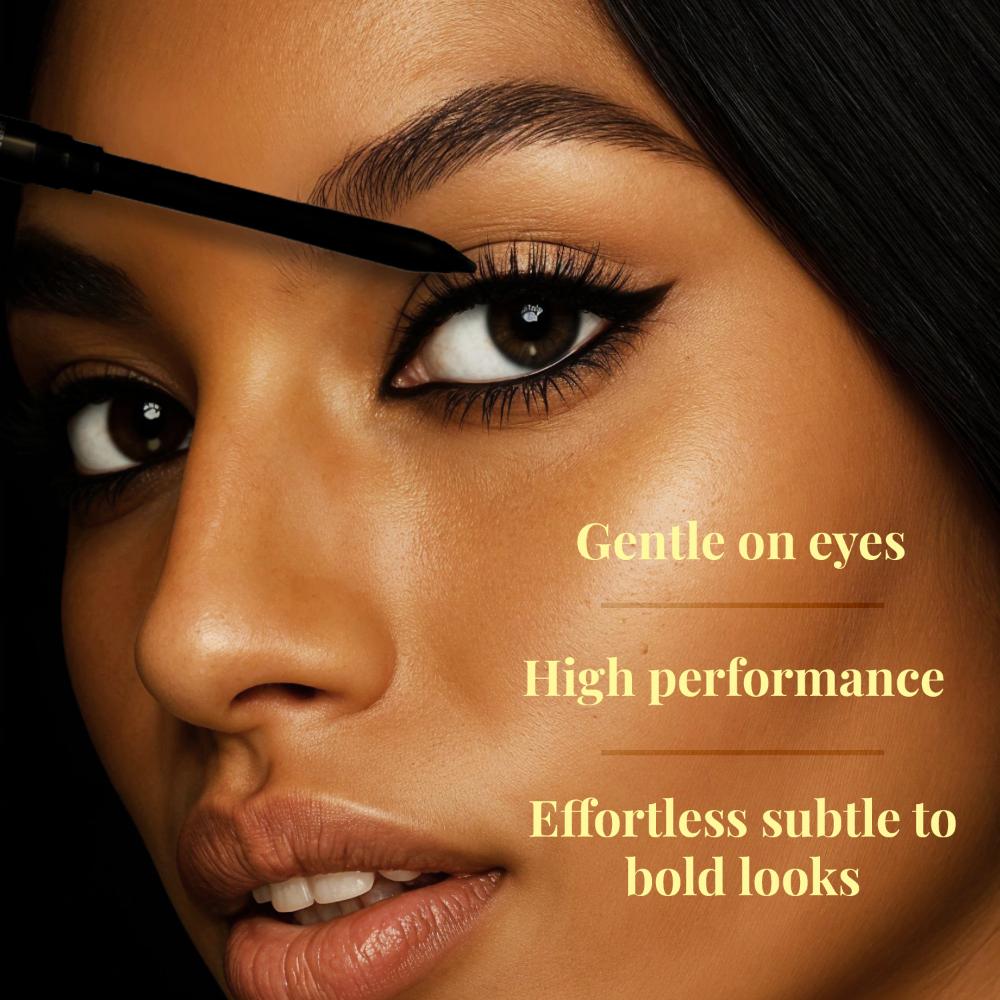 Just Herbs Naynam Day - Long Kohl Kajal - Sweet Almond Oil & Vitamin E - Smudgeproof & Transferproof