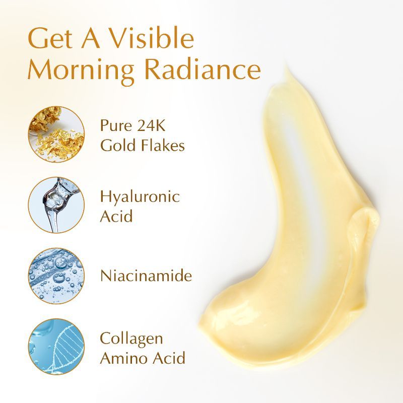 Bio-essence 24K Gold Radiance Cleanser, Niacinamide Face Wash For Women, Collagen & Amino Acid