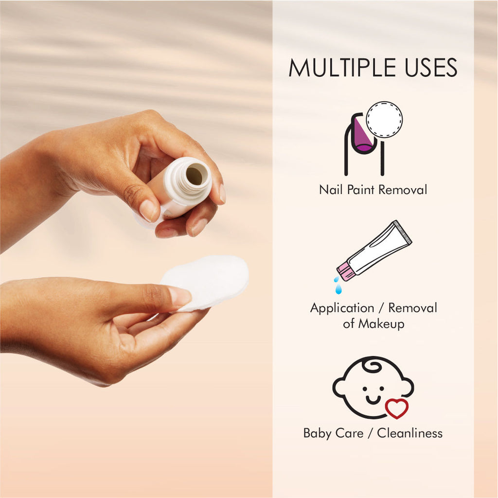 Tulips 100 Round Facial Cotton Pads For Applying & Removing Makeup - Sensitive Skin