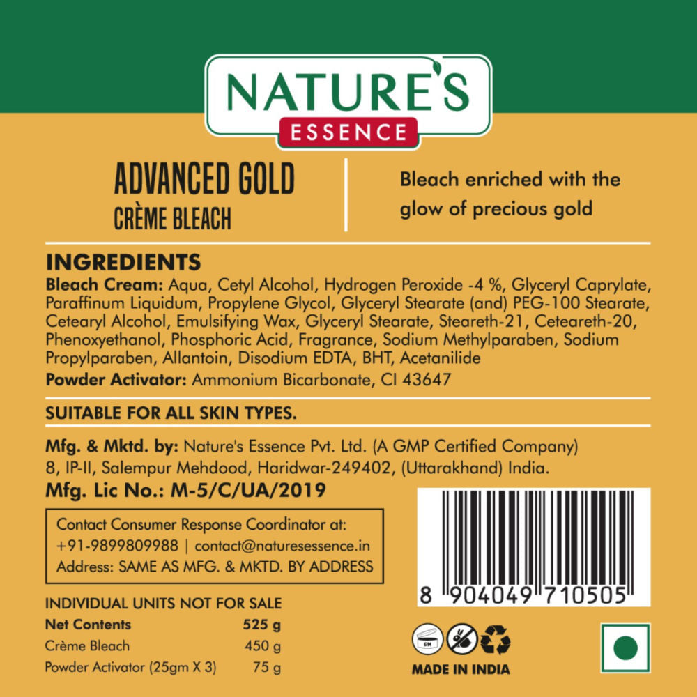 Nature's Essence Professional Advanced Gold Creme Bleach