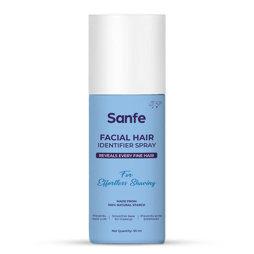 Sanfe Hair Identifier Spray, Pre-Shave Spray For Women, Reveals Fine Hair For Close Shave